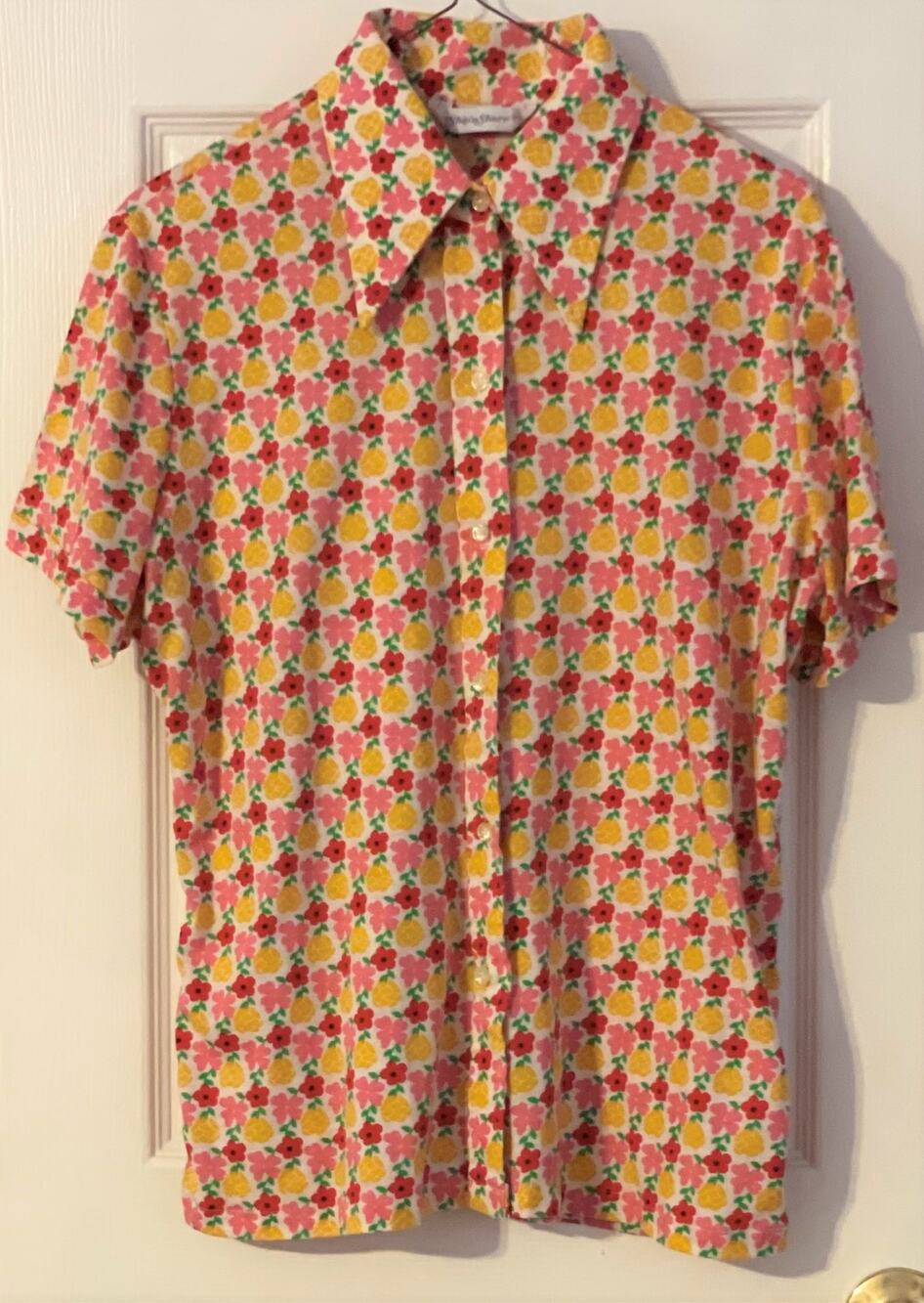Vintage Ship N Shore Blouse Sz 10 EUC